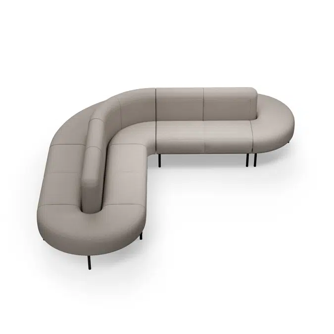 Modular sofa VARIETY bench 2 seater