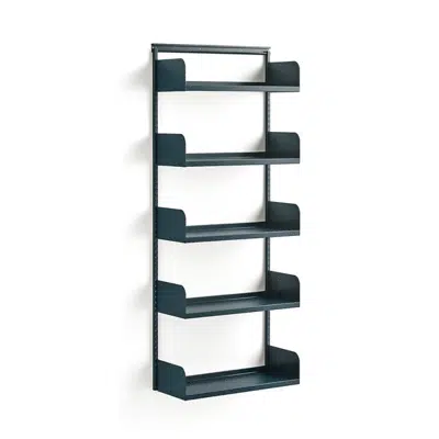 Wall shelving SHAPE with metal shelves 1950x800x300mm