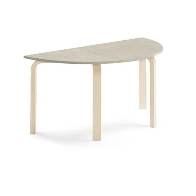 Table ELTON semi circular 1200x600x590