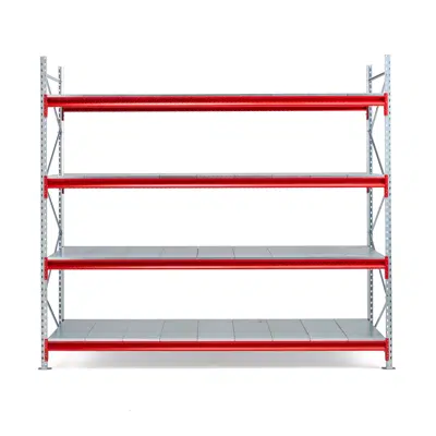 obraz dla Widespan shelving TOUGH 2700x2500x1000mm Metal shelves