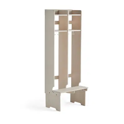 Cloakroom unit EBBA floorstanding 2 section