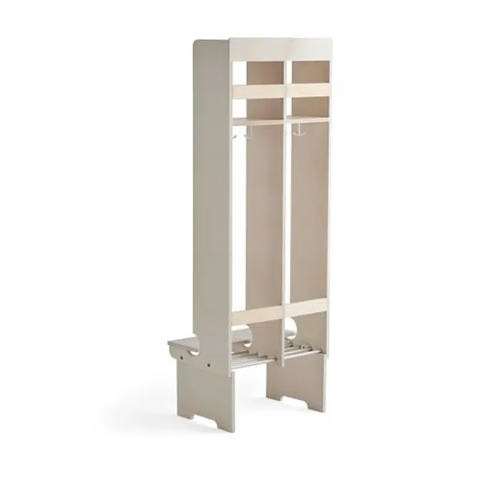 Cloakroom unit EBBA floorstanding 2 section