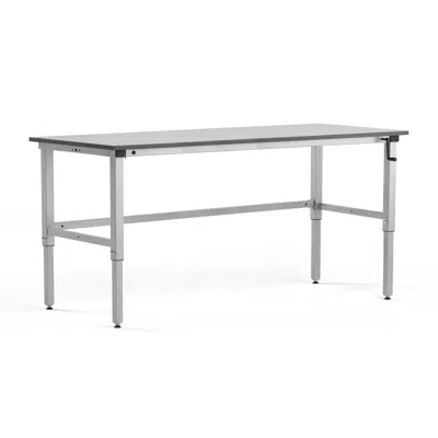 Height adjustable workbench MOTION manual 150kg load,2000x800mm