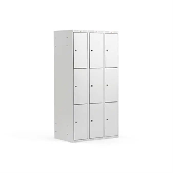 Schließfachschrank CLASSIC, 3 Module/3 Türen