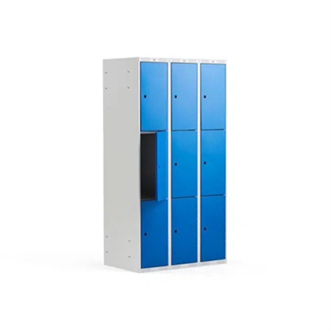 Compartment Locker Classic 900mm 3 Sections 9 Doors