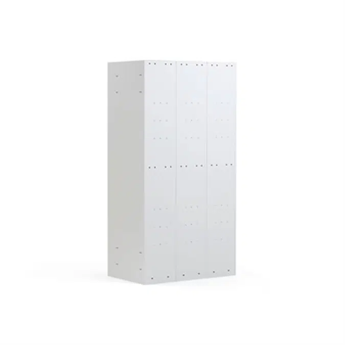 Schließfachschrank CLASSIC, 3 Module/3 Türen