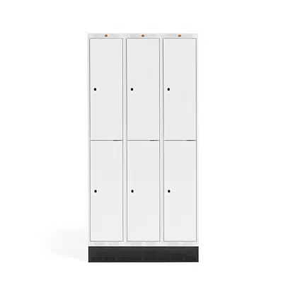 Student locker ROZ, 3 sections 6 doors 1890x900x550mm