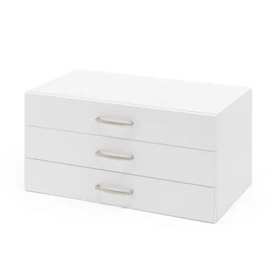 3 drawers unit FLEXUS 375x720x410mm