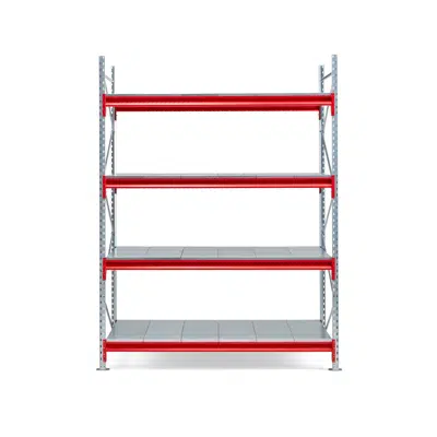 Image pour Widespan shelving TOUGH 1800x2500x1000mm Metal shelves