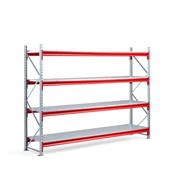 Widespan shelving TOUGH 2700x2000x600mm Metal shelves