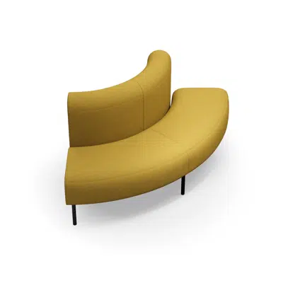 Modular sofa VARIETY 90 degree convex