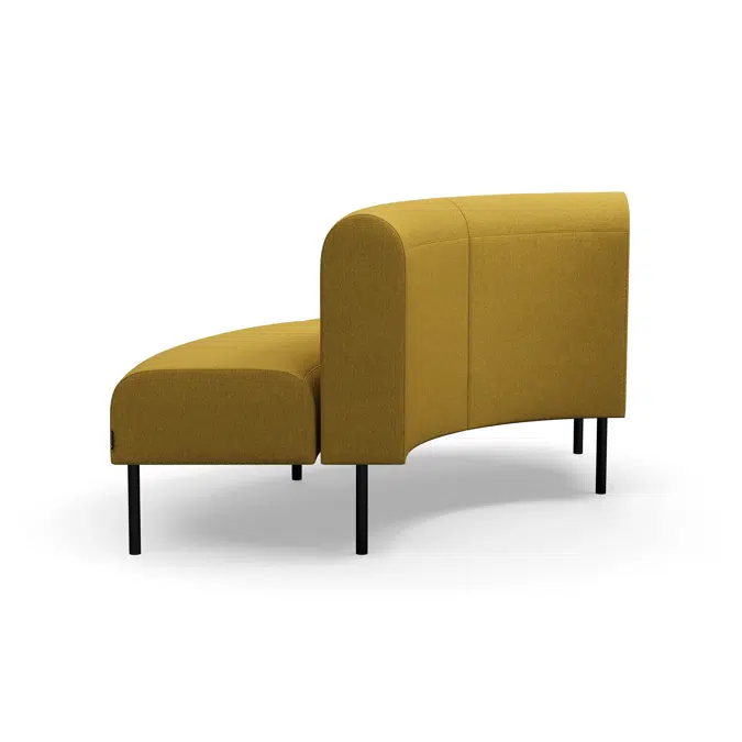 Modular sofa VARIETY 90 degree convex