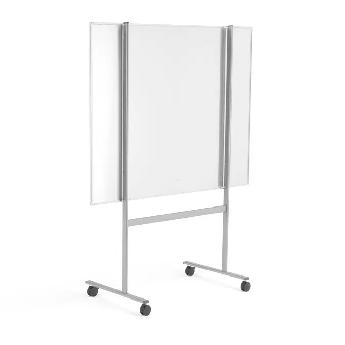 Mobile whiteboard DORIS 1000x1500 mm