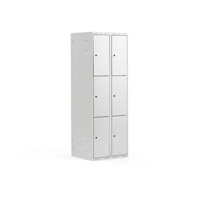 Compartment Locker Classic 600mm 2 Sections 6 Doors