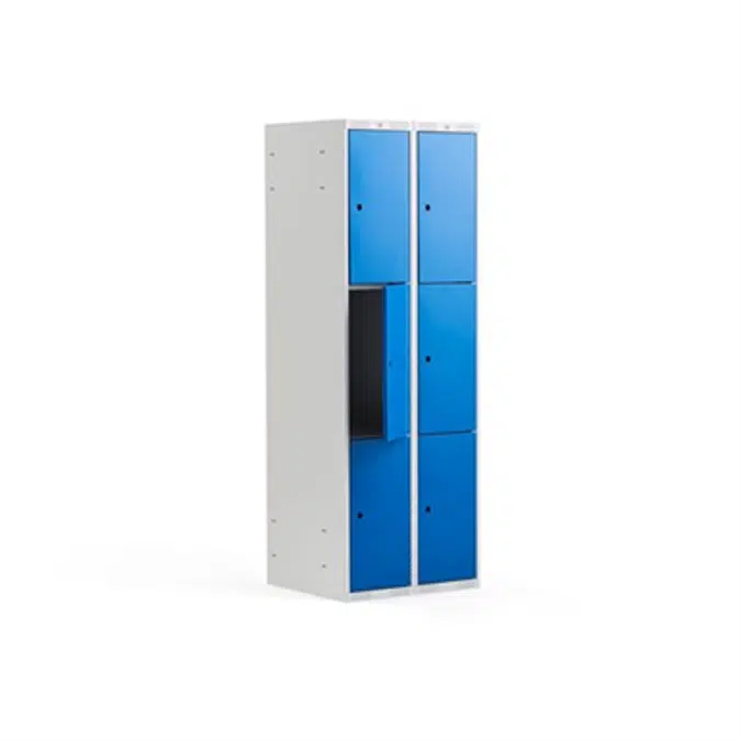 Compartment Locker Classic 600mm 2 Sections 6 Doors