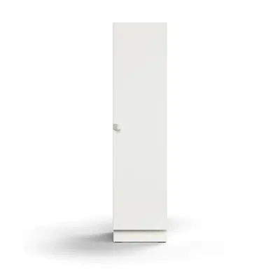 Cabinet QBUS, 3 shelves, base frame, handle, 1636x400x420 mm