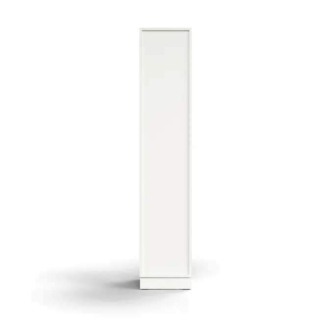 Cabinet QBUS, 4 shelves, base frame, handle, 2020x400x420 mm