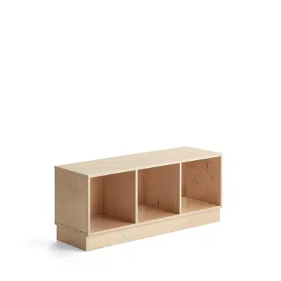 изображение для Storage unit RICO with plinth 3 comps 1200mm