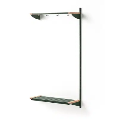 Cloakroom JEPPE with hat shelf add-on unit 1790x900x310mm
