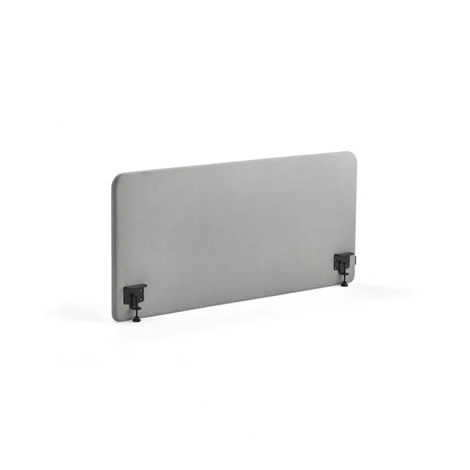 Desk screen ZONE 650x1400x30mm