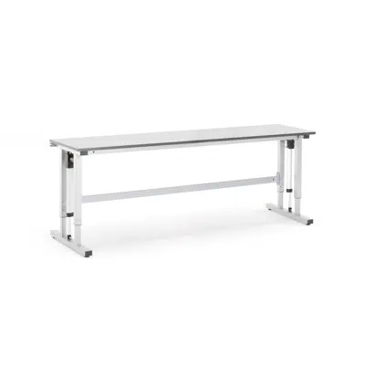 Height adjustable workbench MOTION electric 300kg load,2500x600mm