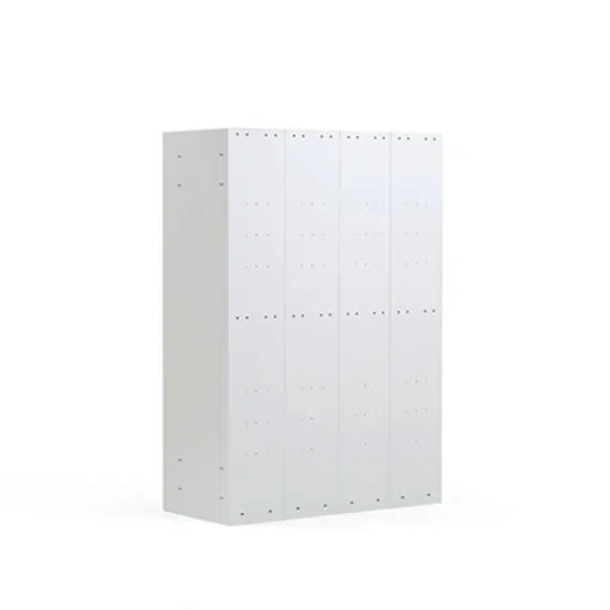 Schließfachschrank CLASSIC, 4 Module/4 Türen