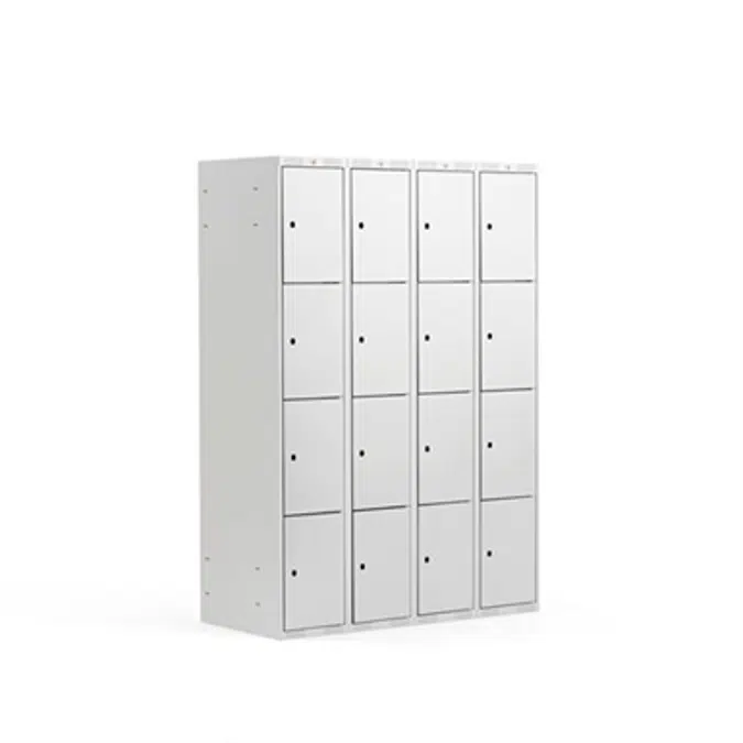 Schließfachschrank CLASSIC, 4 Module/4 Türen