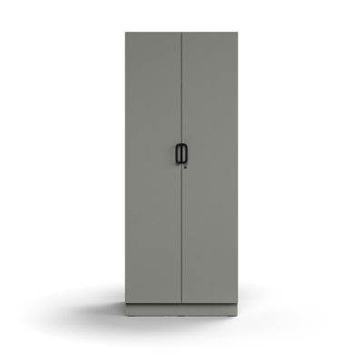 Image for Lockable wardrobe QBUS, with clothes rail, base frame, 2020x800x570 mm