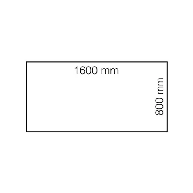 Desk MODULUS 1600x800 fixed legs 4 legs