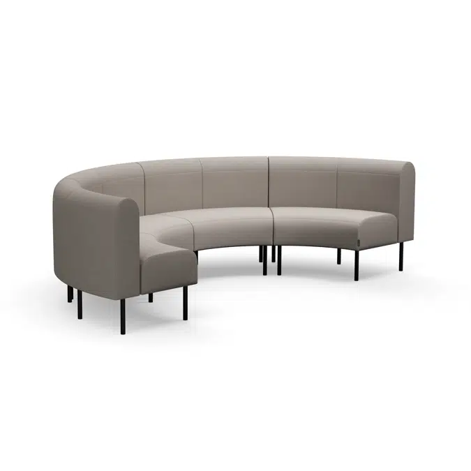 Modular sofa VARIETY 90 degree concave