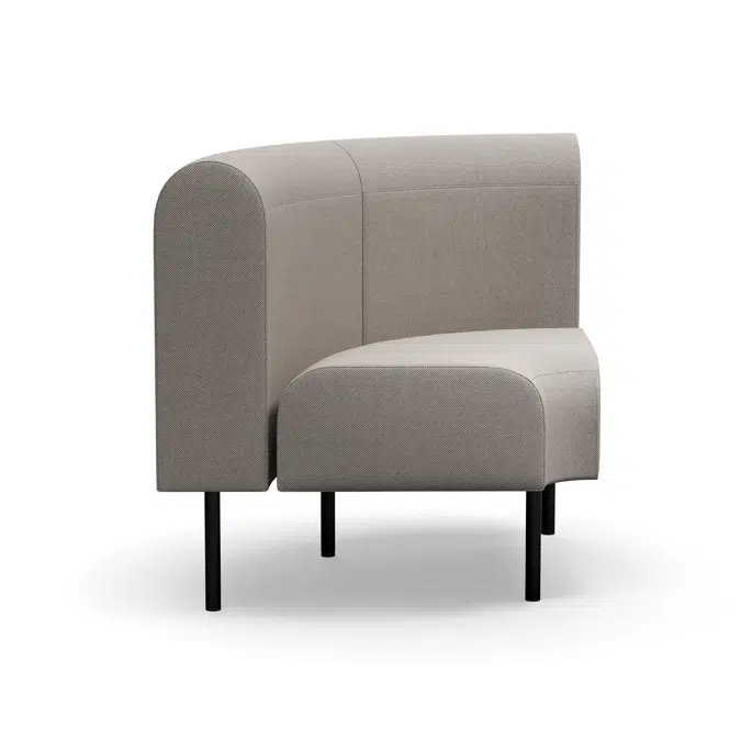 Modular sofa VARIETY 90 degree concave