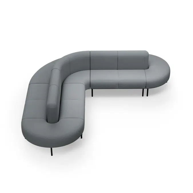 Modular sofa VARIETY 45 degree double