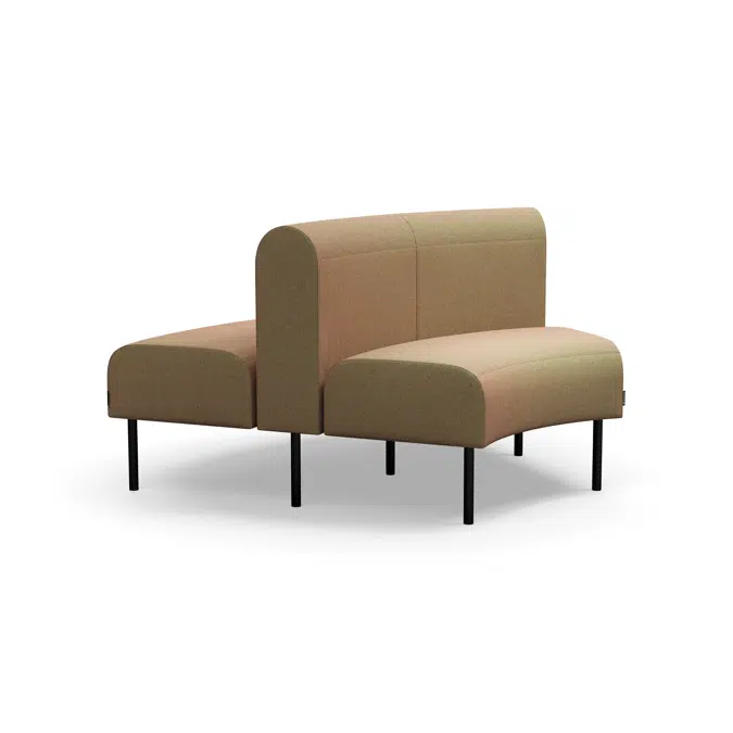 Modular sofa VARIETY 45 degree double