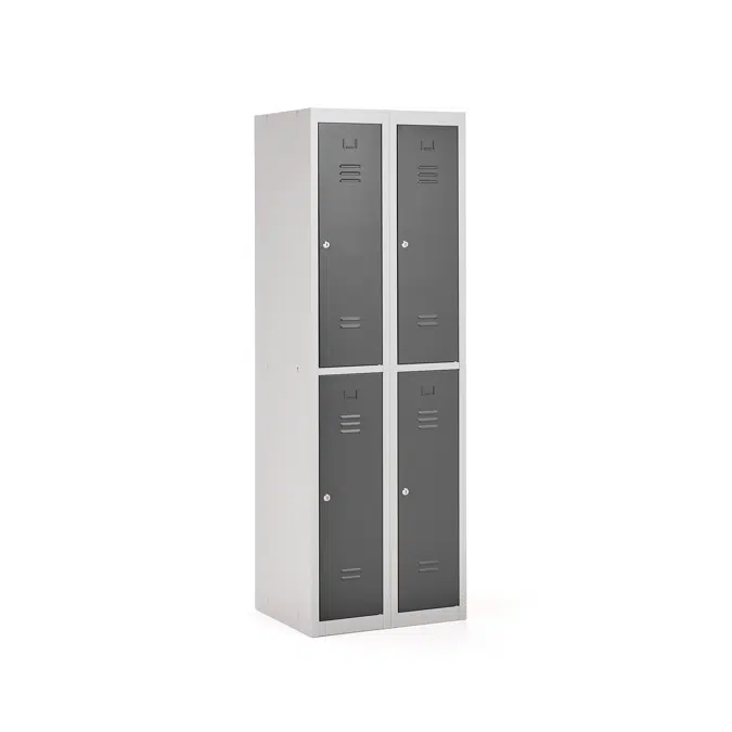 Flatpack locker CLICK 4 door, 1800x600x500