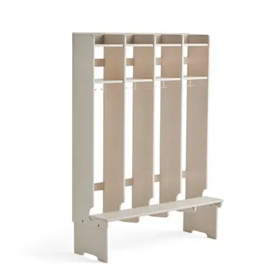 Cloakroom unit EBBA floorstanding 4 section