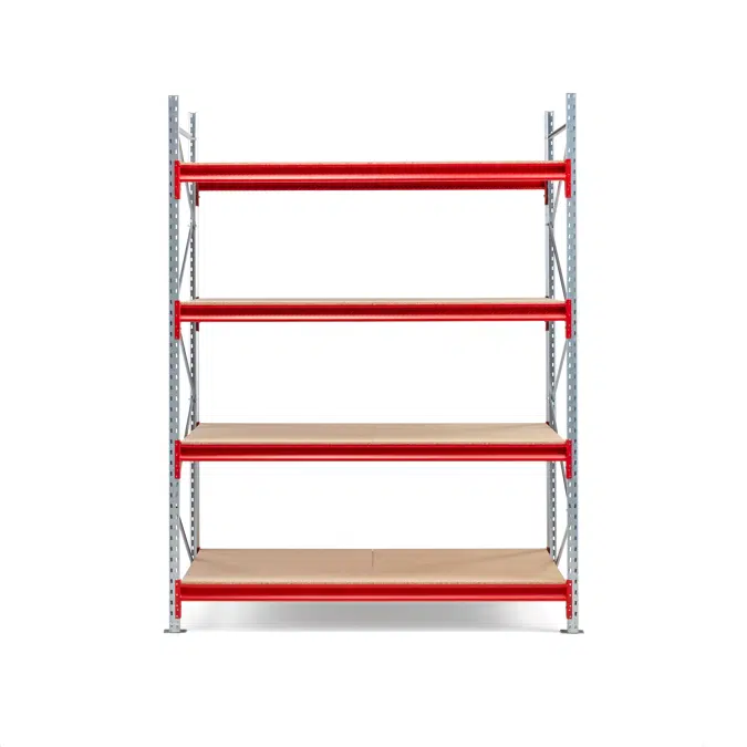 Widespan shelving TOUGH 1800x2500x1000mm Wooden shelves