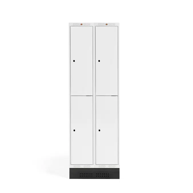 Student locker ROZ, 2 sections 4 doors 1890x600x550mm