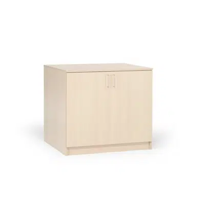 Low wooden storage cabinet THEO 900x1000x600mm