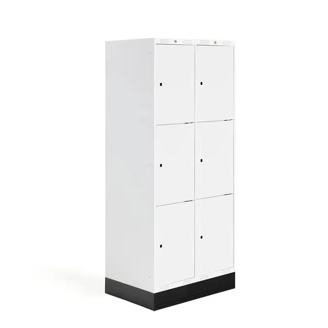 Student locker ROZ, 2 sections 6 doors 1890x800x550mm
