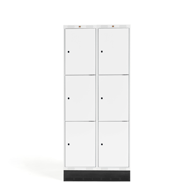Image for Student locker ROZ, 2 sections 6 doors 1890x800x550mm