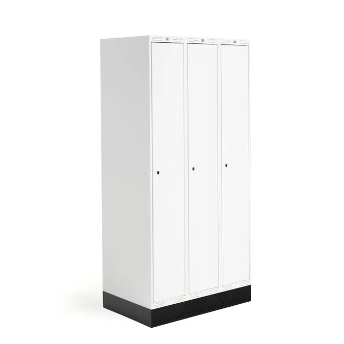 Student locker ROZ, 3 sections 3 doors 1890x900x550mm
