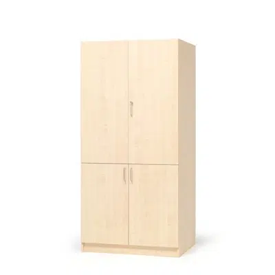 Wooden storage cabinet THEO 4 doors 1000x470x2100mm