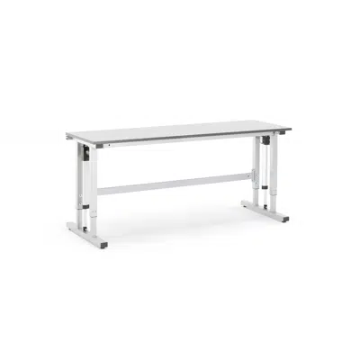 Height adjustable workbench MOTION electric 300kg load,2000x600mm