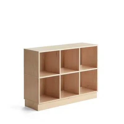 изображение для Storage unit RICO with plinth 6 comps 1200mm