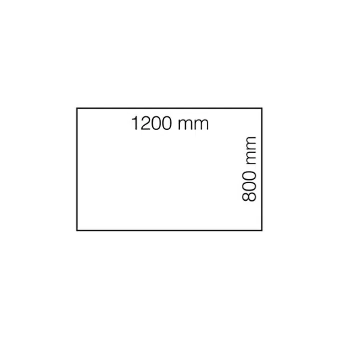 Desk MODULUS 1200x800 fixed legs, O-legs