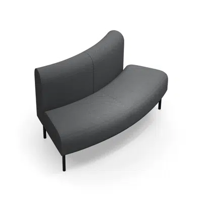 Modular sofa VARIETY 45 degree convex