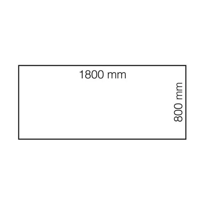 Desk MODULUS 1800x800 fixed legs O-legs