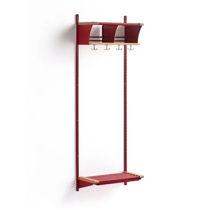 Cloakroom JEPPE with 2 chubbys 1790x600x310mm