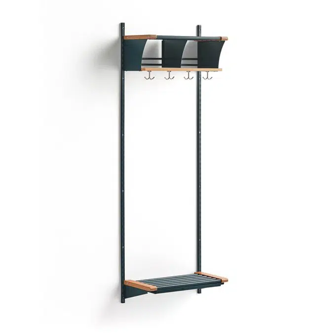 Cloakroom JEPPE with 2 chubbys 1790x600x310mm