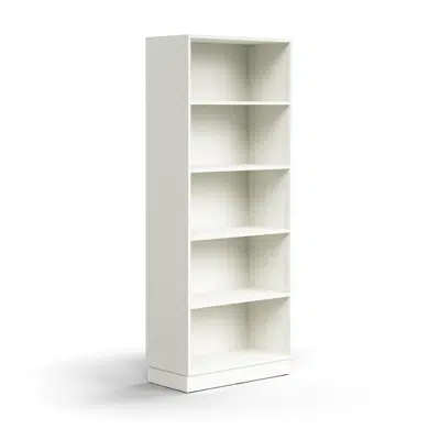 afbeelding voor Bookcase QBUS, 4 shelves, base frame, 2020x800x400 mm